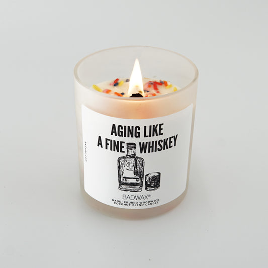 Aging Like A Fine Whiskey - Birthday Cake Candle