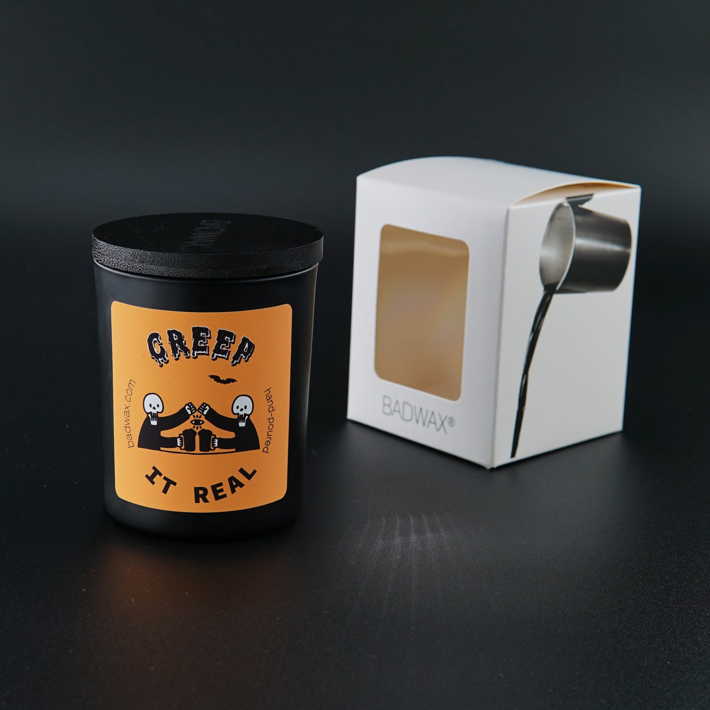 Creep It Real Halloween Candle