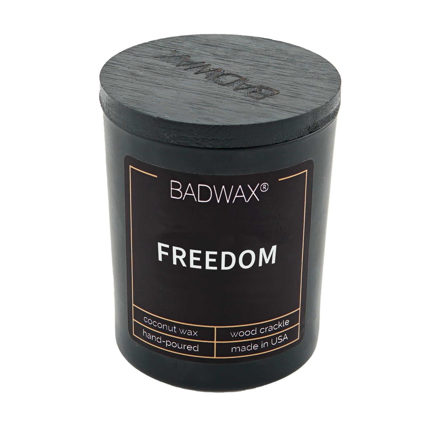 FREEDOM candle with lid