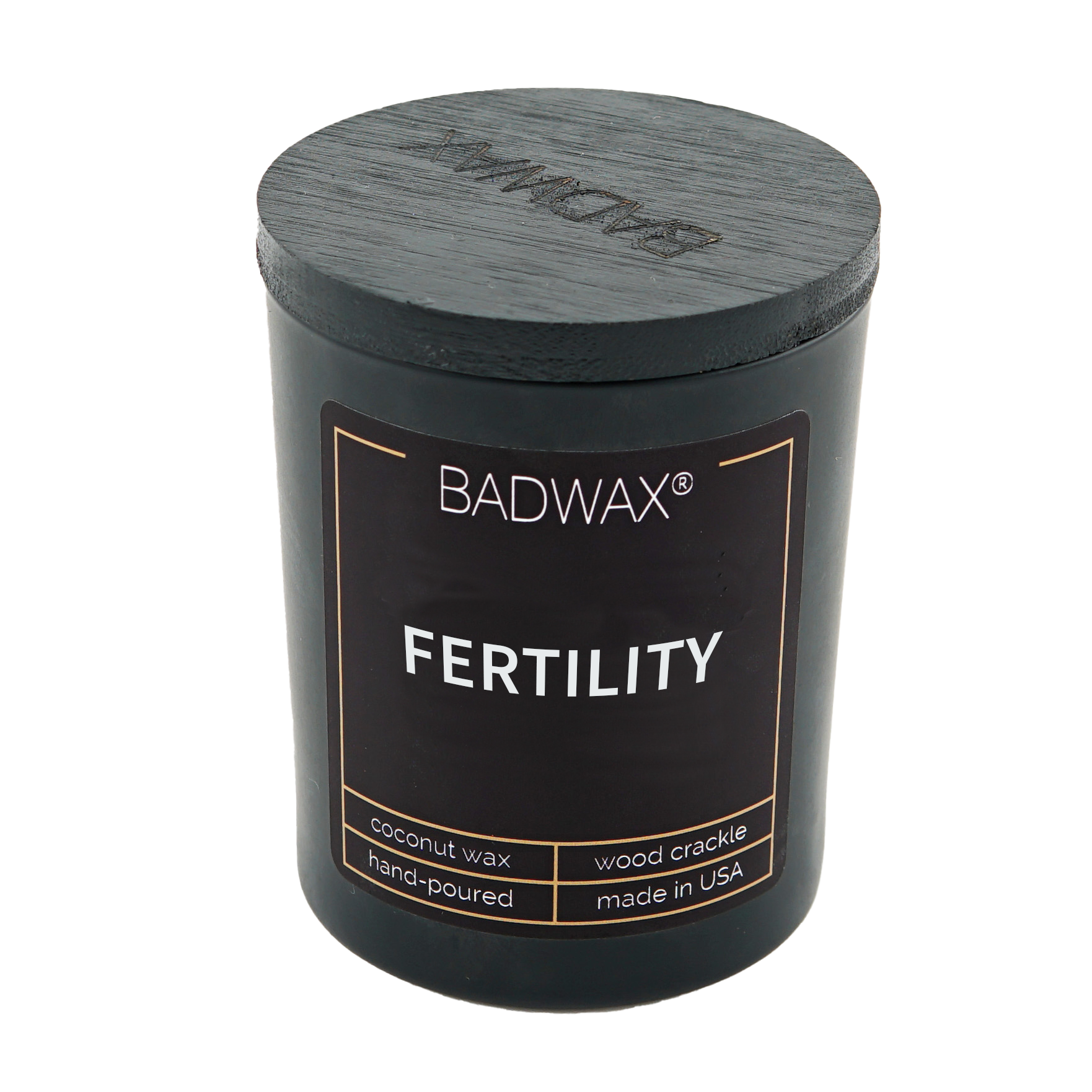 Fertility candle with lid