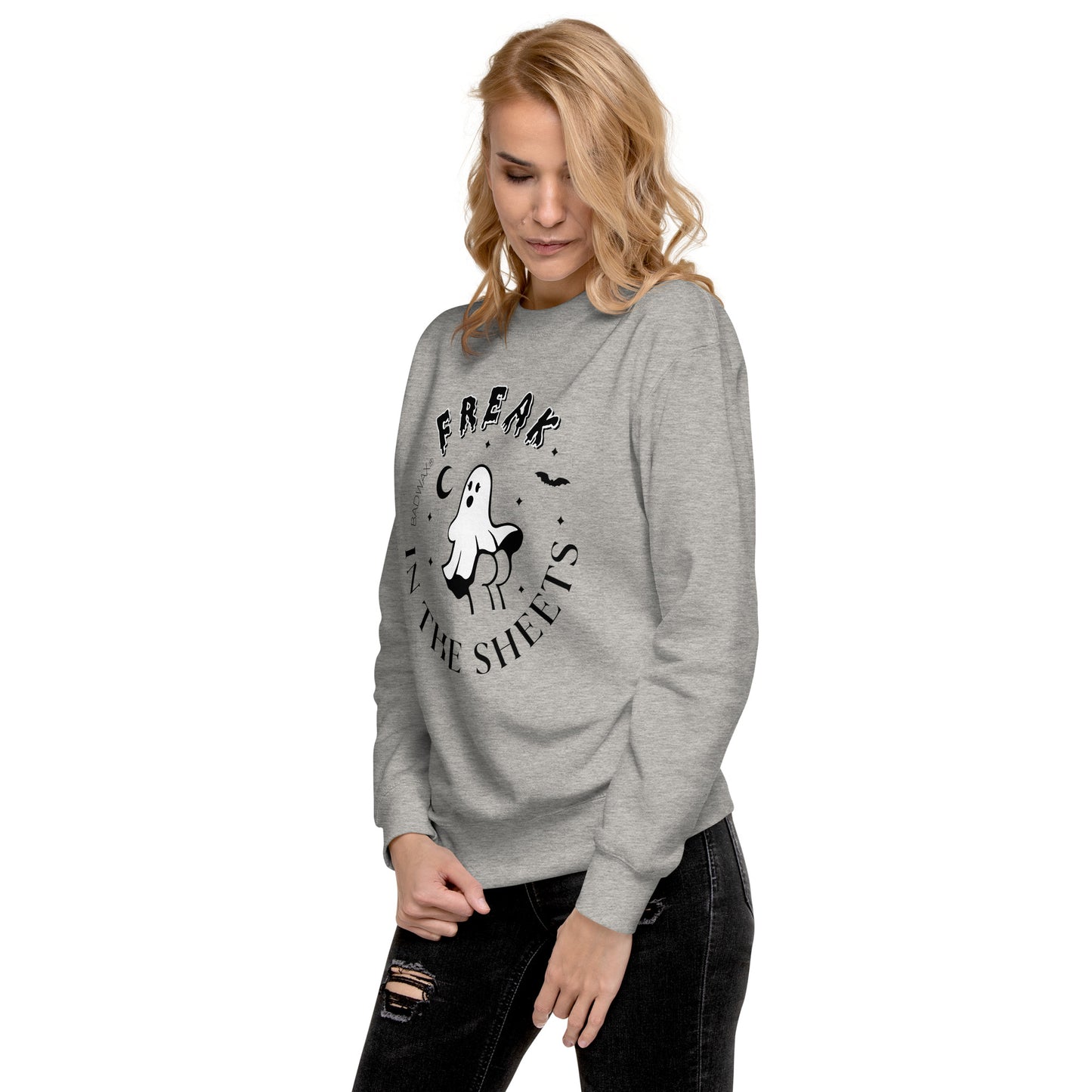 Freak In The Sheets Sweater Carbon Gray Side