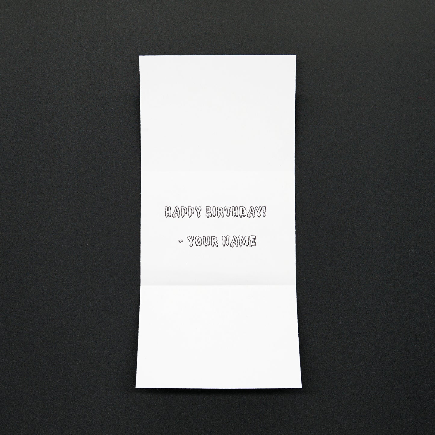 Halloween Birthday Cards with custom text