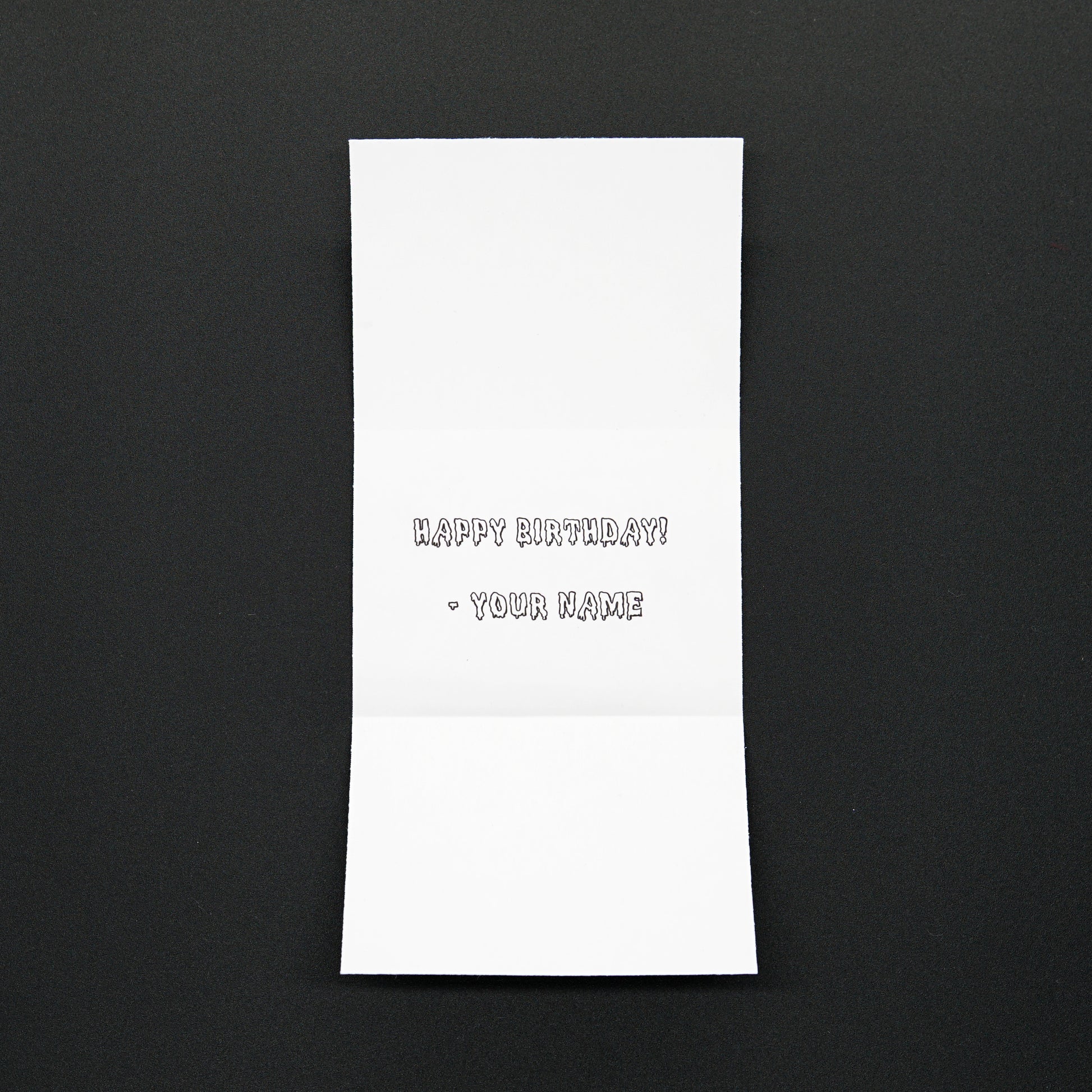 Halloween Birthday Cards with custom text