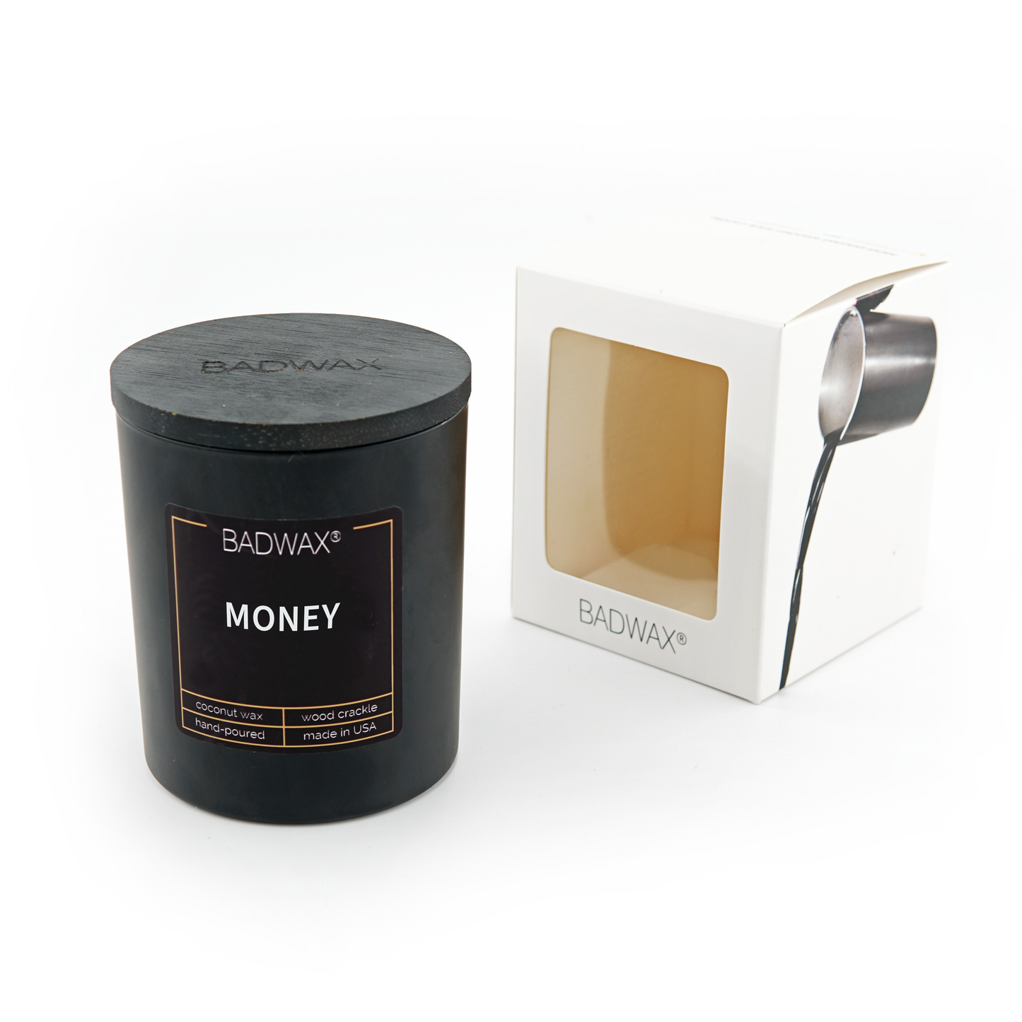 money candle with box