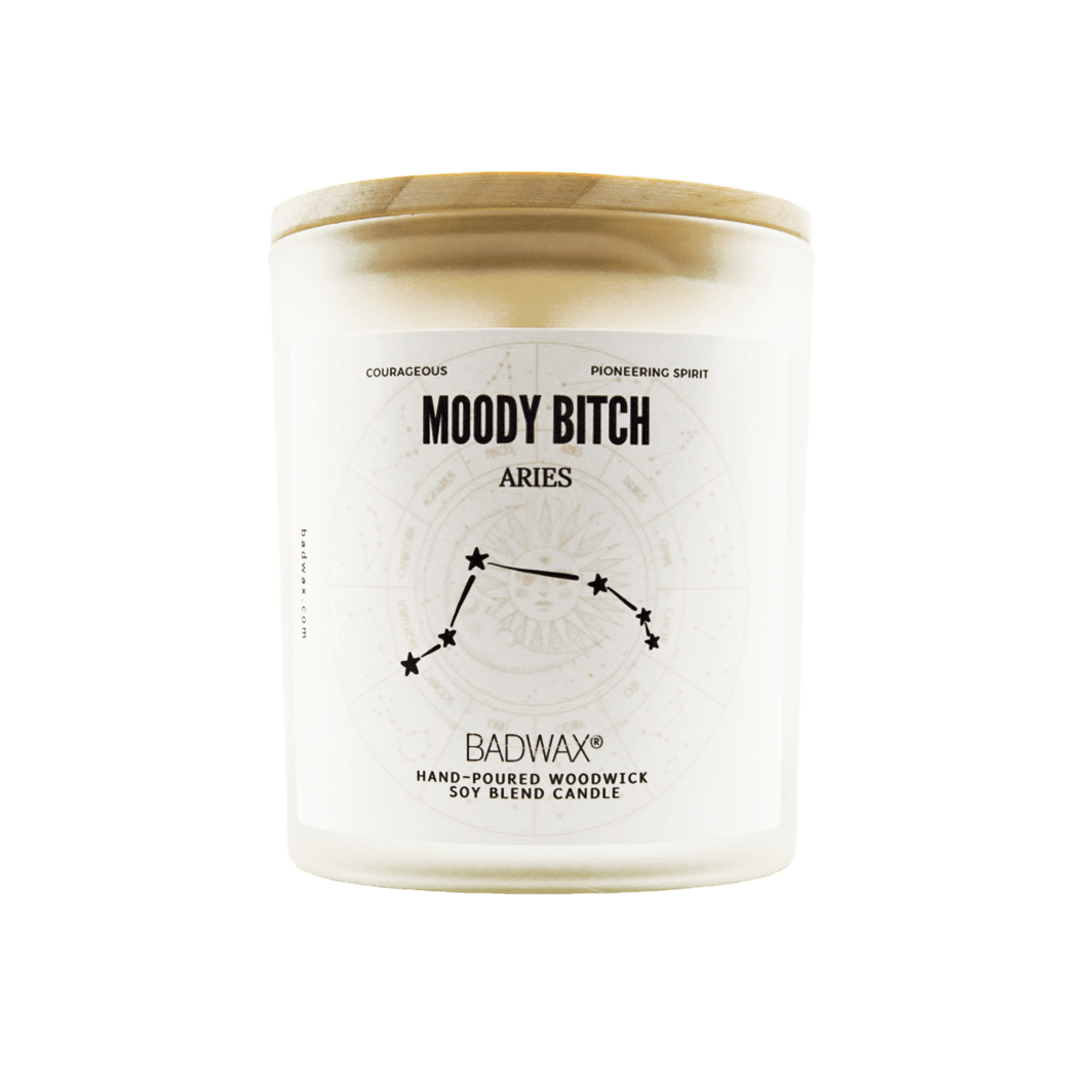 Aries Candle: moody Zodiac Constellation Birthday Candle