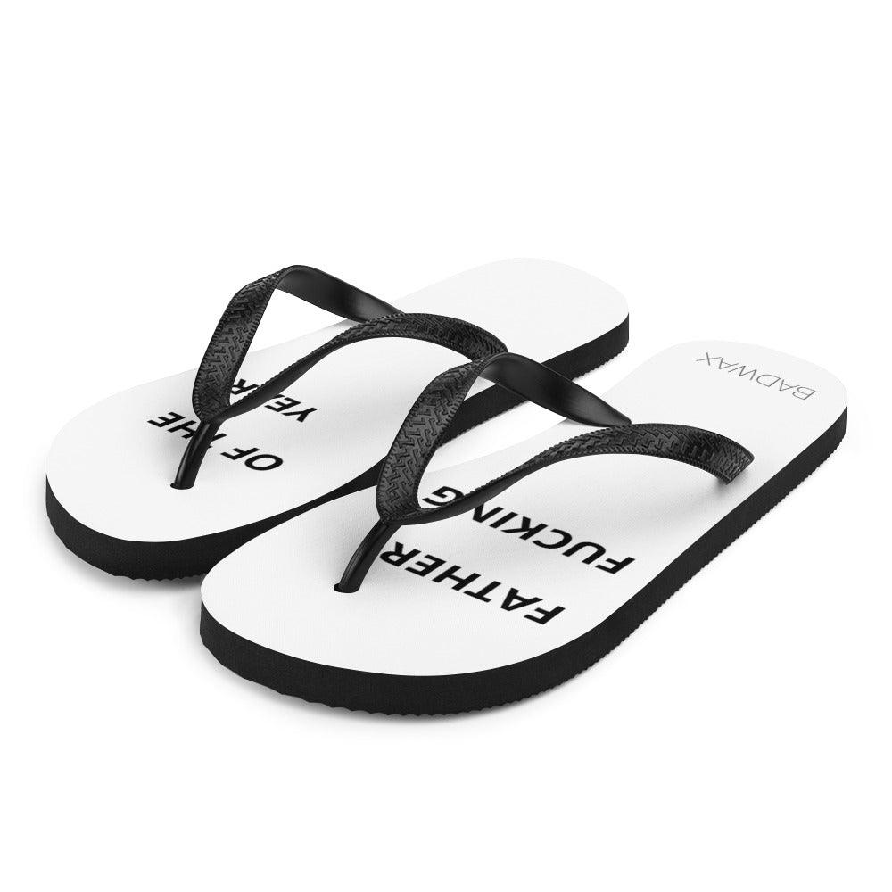 Father Of The Fucking Year - Flip-Flops - BADWAX
