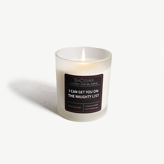 I Can Get You On The Naughty List - Woodwick Candle - BADWAX