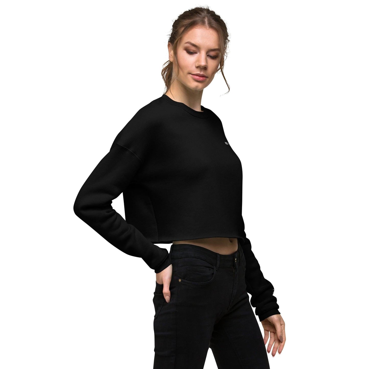 Not Today - Women's Crop Sweatshirt - BADWAX