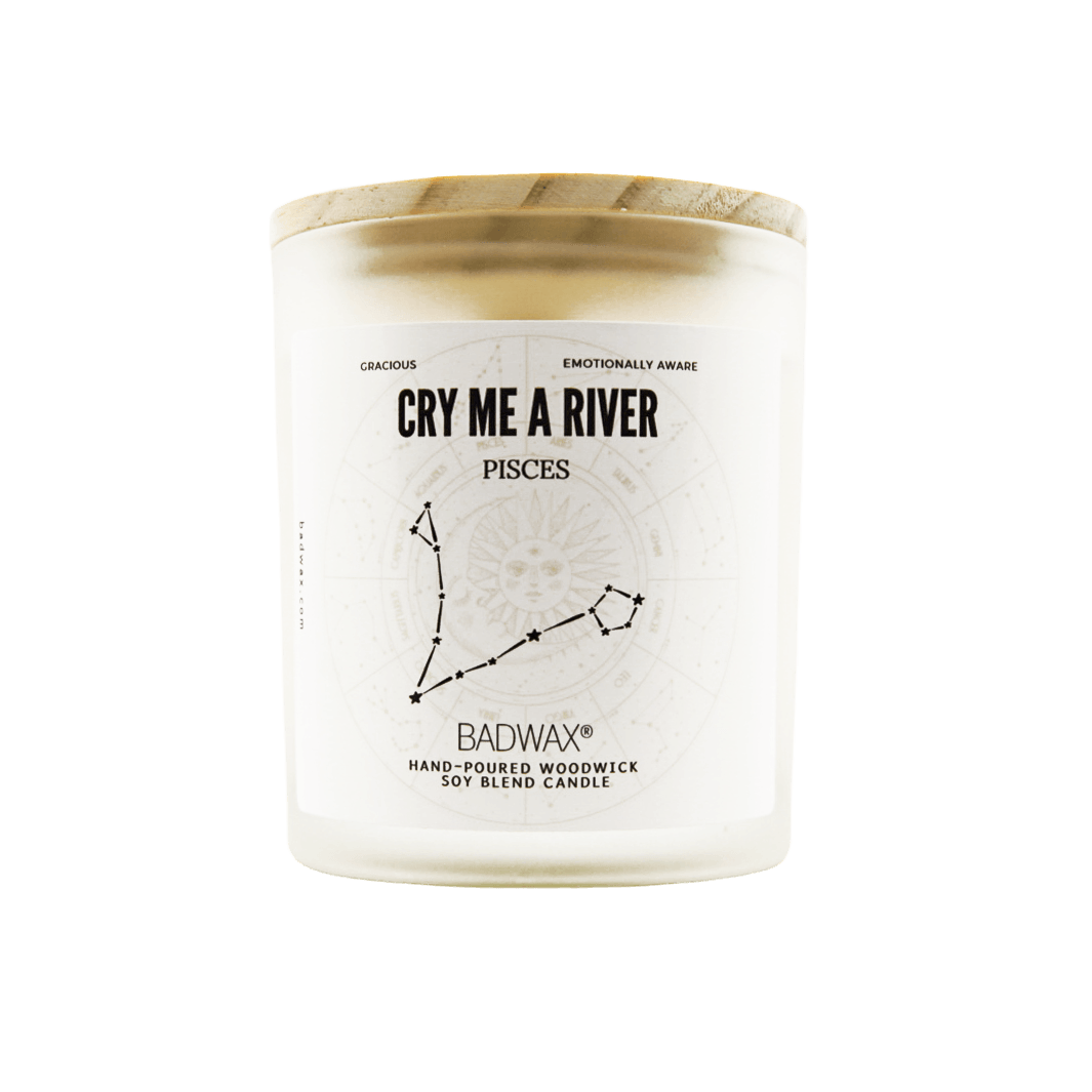 Aquarius Candle: Cry Me A River Zodiac Constellation Birthday Candle