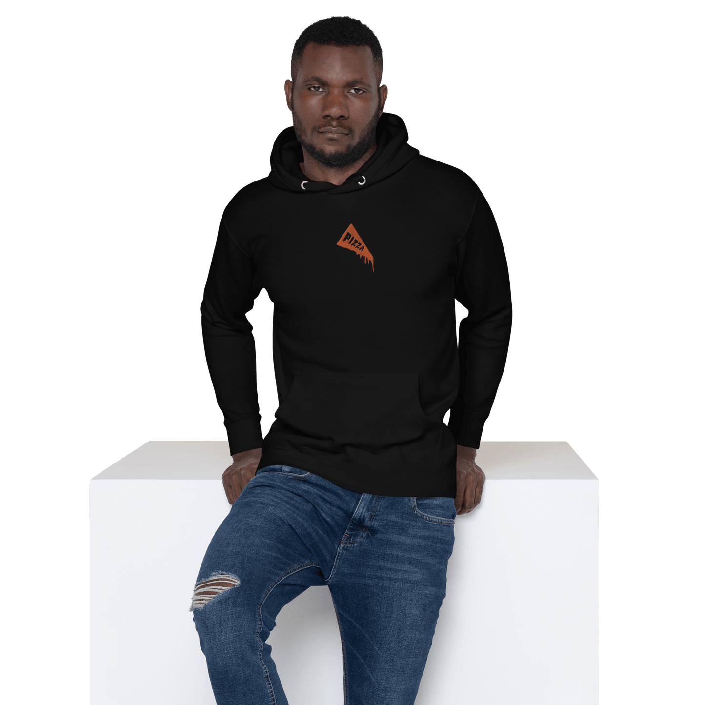 Pizza - Embroidered Unisex Hoodie - BADWAX