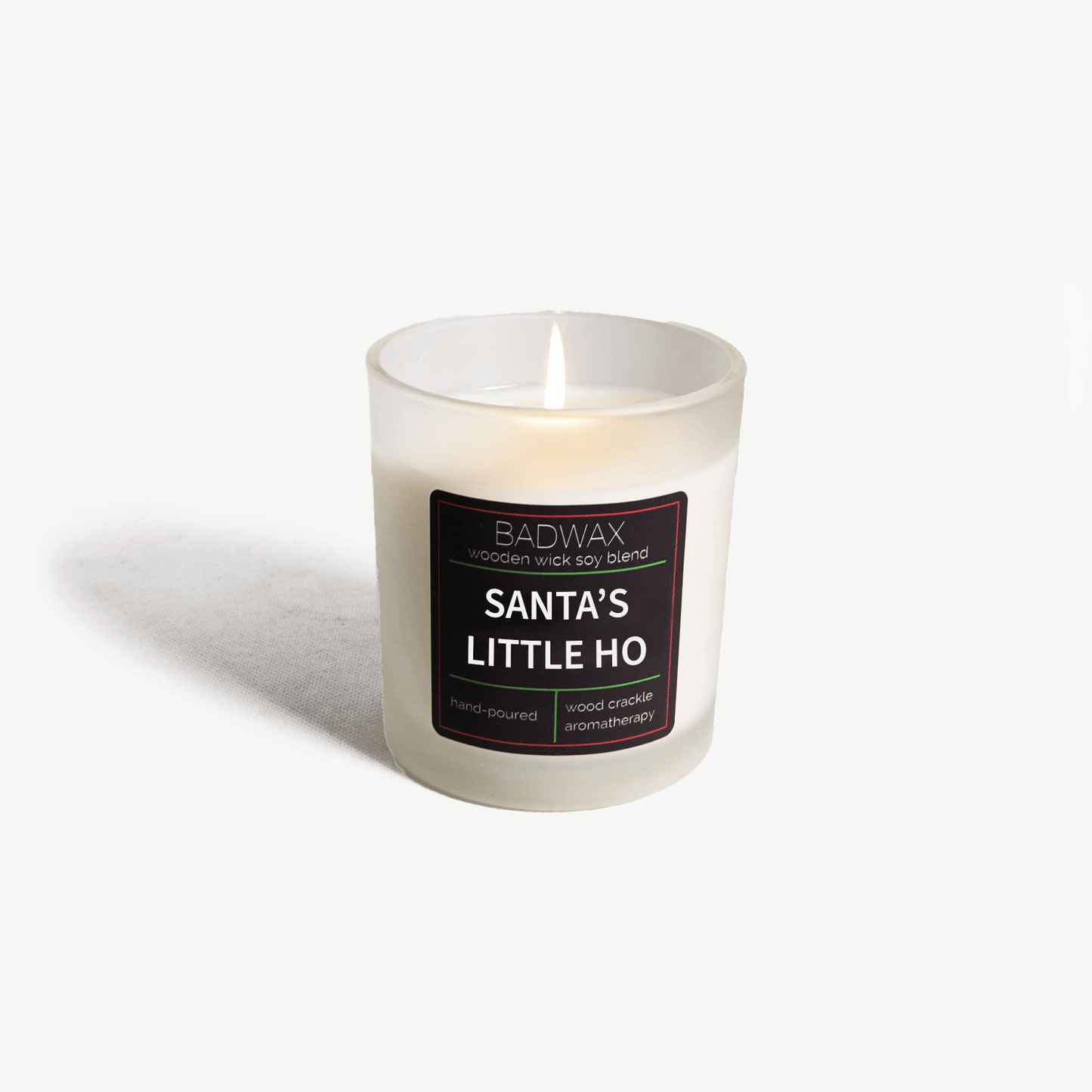 Santa’s Little Ho - Woodwick Candle - BADWAX