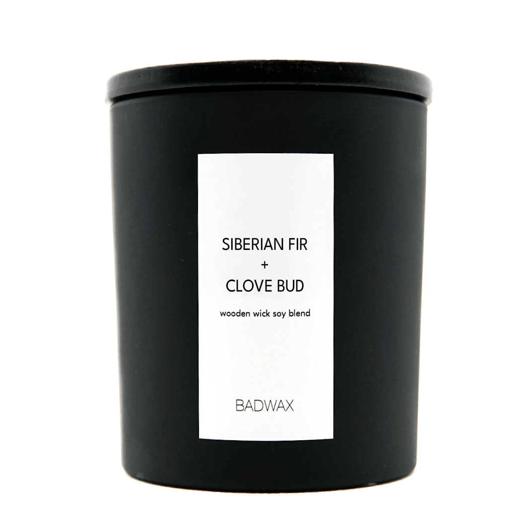 Siberian Fir + Clove Bud | Woodwick Candle - BADWAX