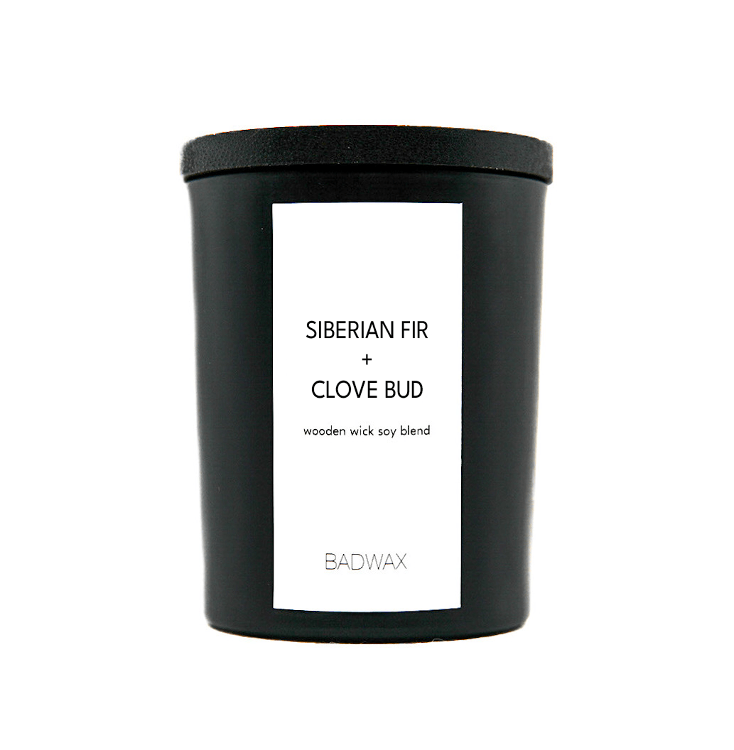 Siberian Fir + Clove Bud | Woodwick Candle - BADWAX