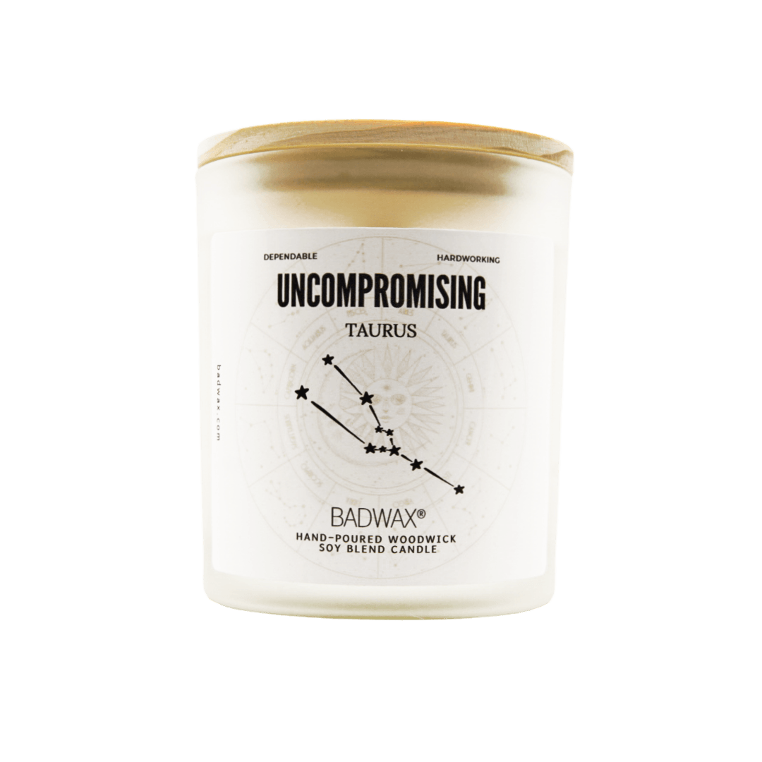 Taurus Candle: Uncompromising Zodiac Constellation Birthday Candle