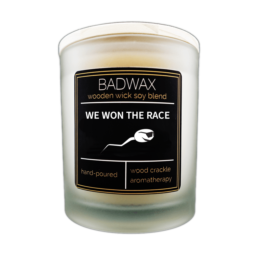 We Won The Race - Woodwick Candle - BADWAX