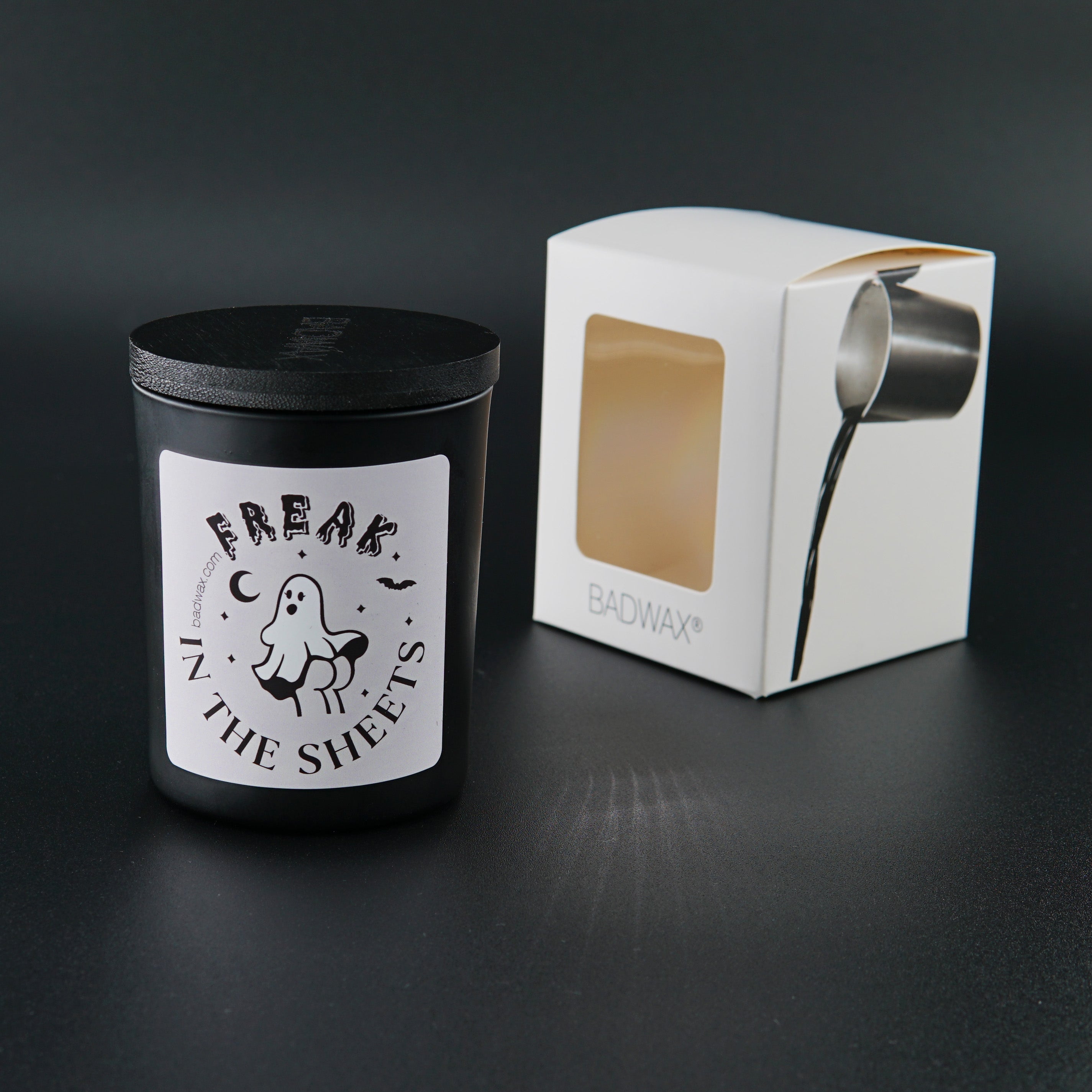 Freak in the sheets Halloween Candle With Box