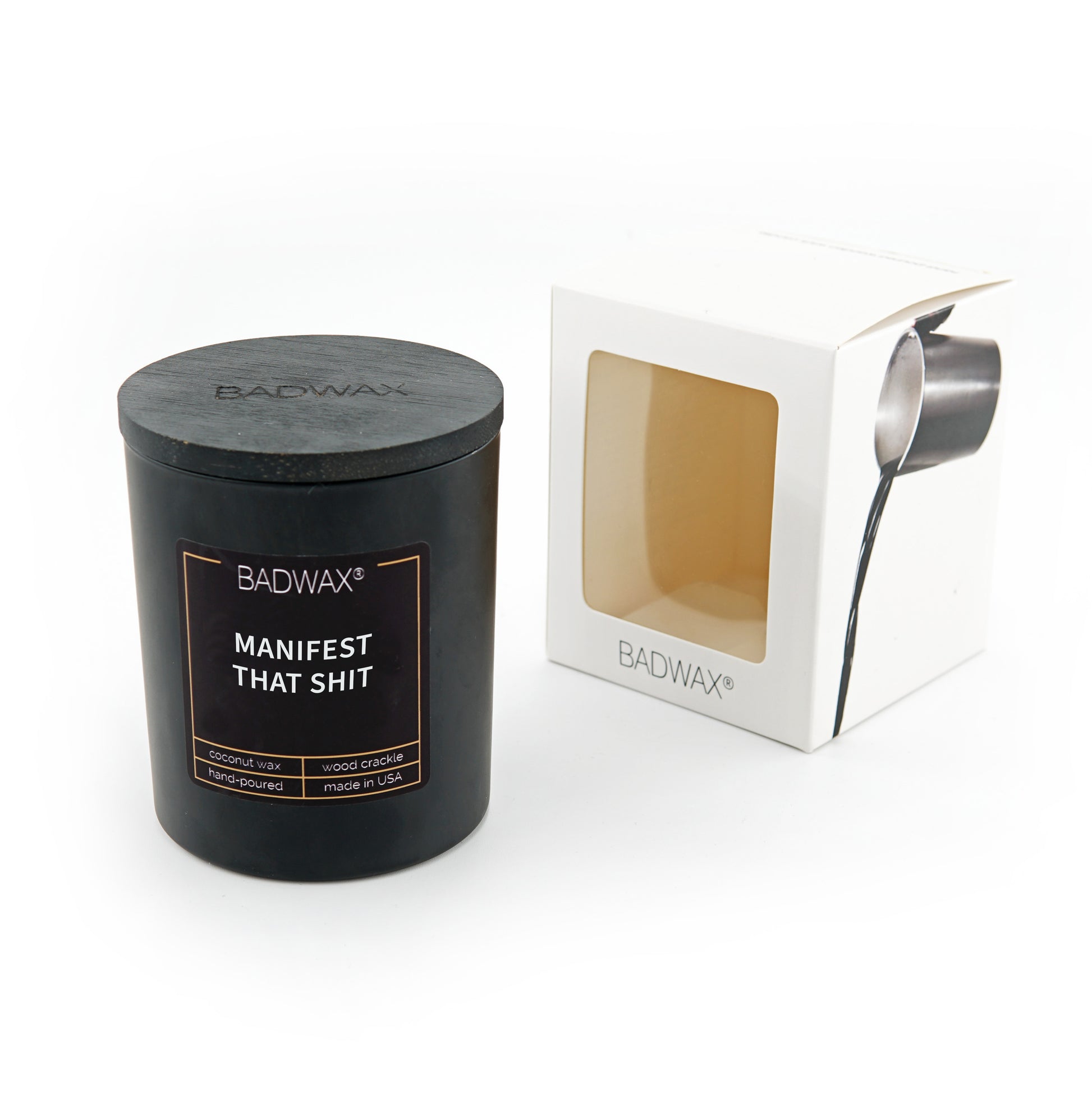 Manifest That Shit - Manifestation Candle BADWAX Woodwick candle