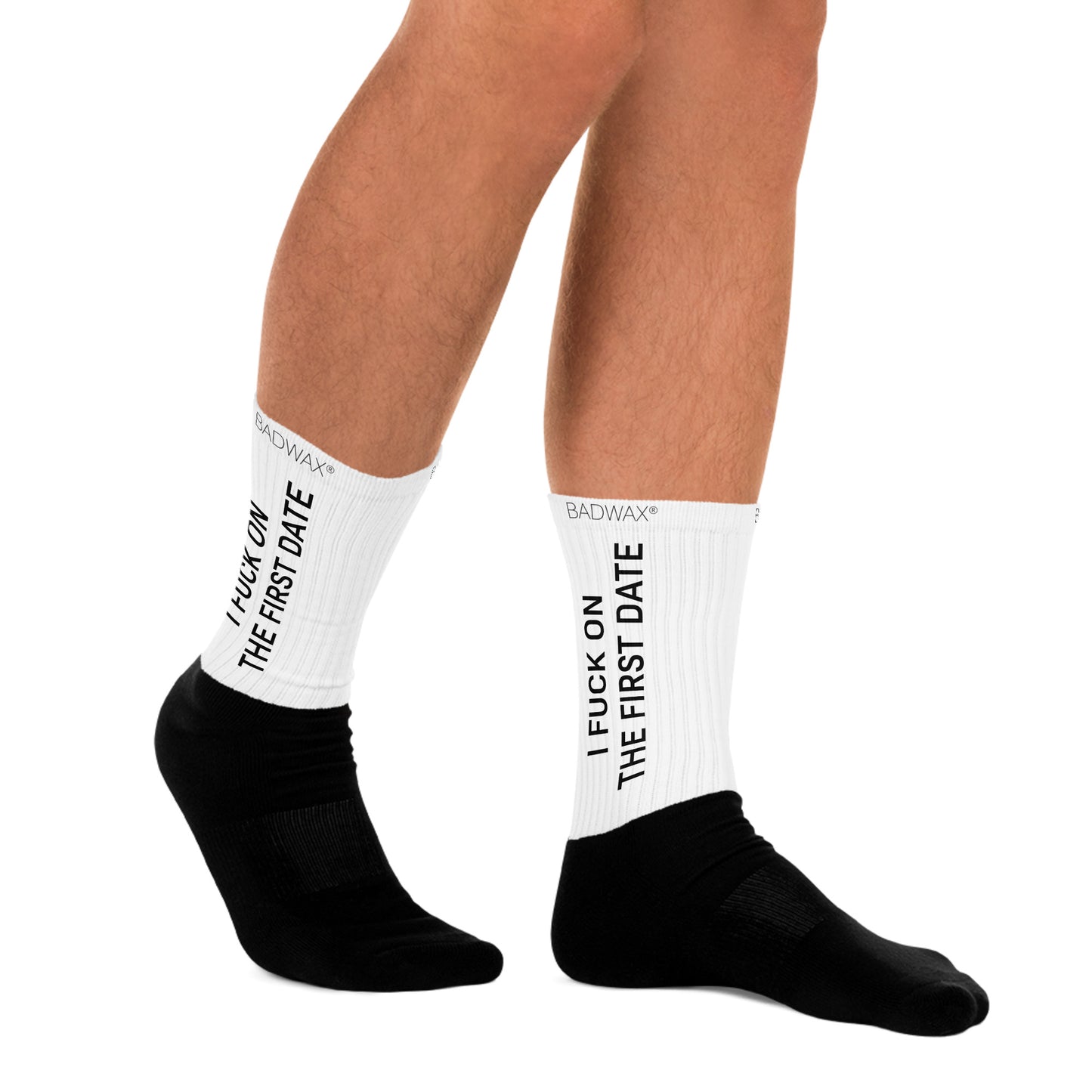 I Fuck On The First Date Socks