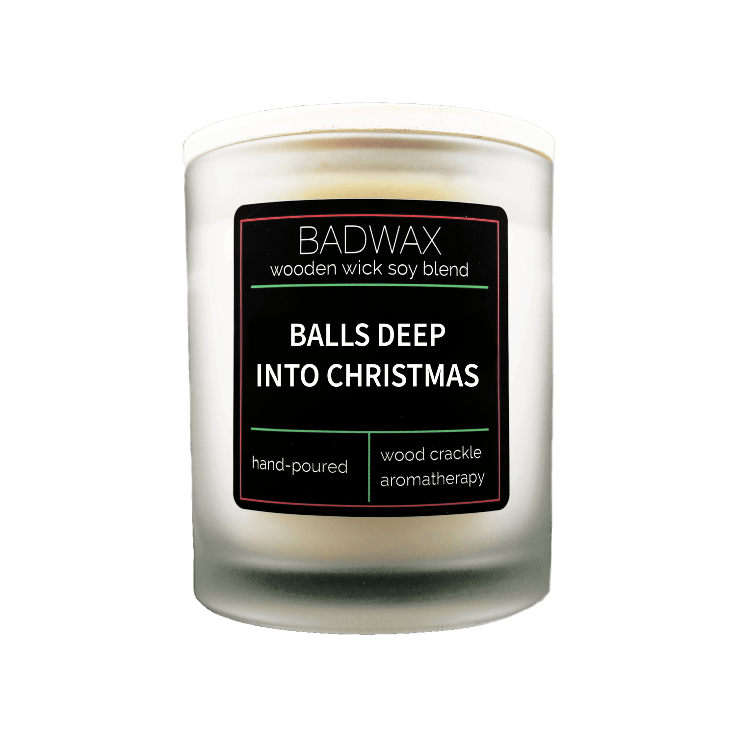 Balls Deep Into Christmas - Woodwick Candle – BADWAX®