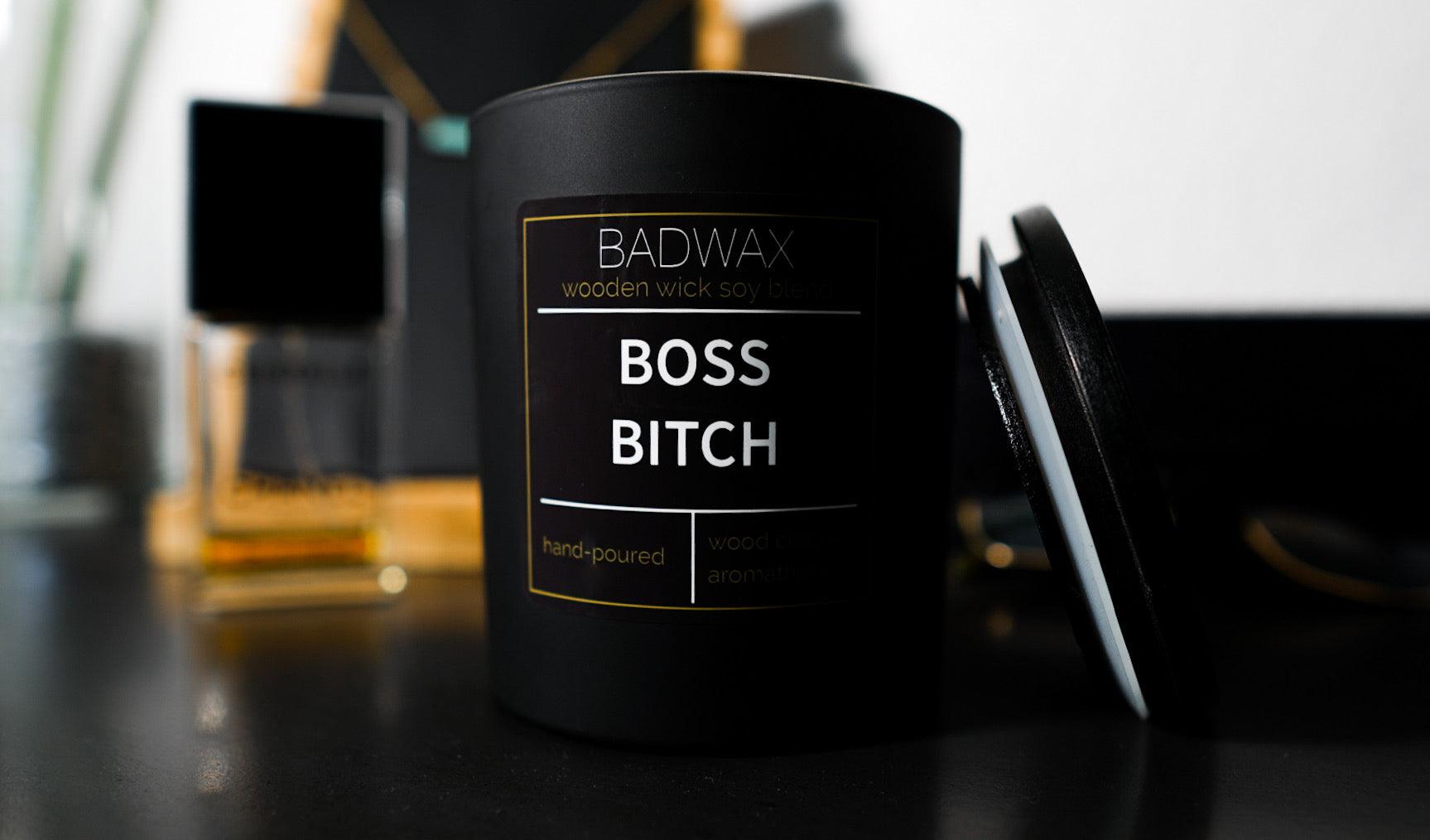 Boss Bitch™ - Woodwick Candle - BADWAX
