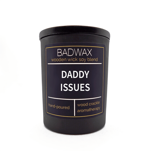 Daddy Issues™ - Woodwick Candle - BADWAX