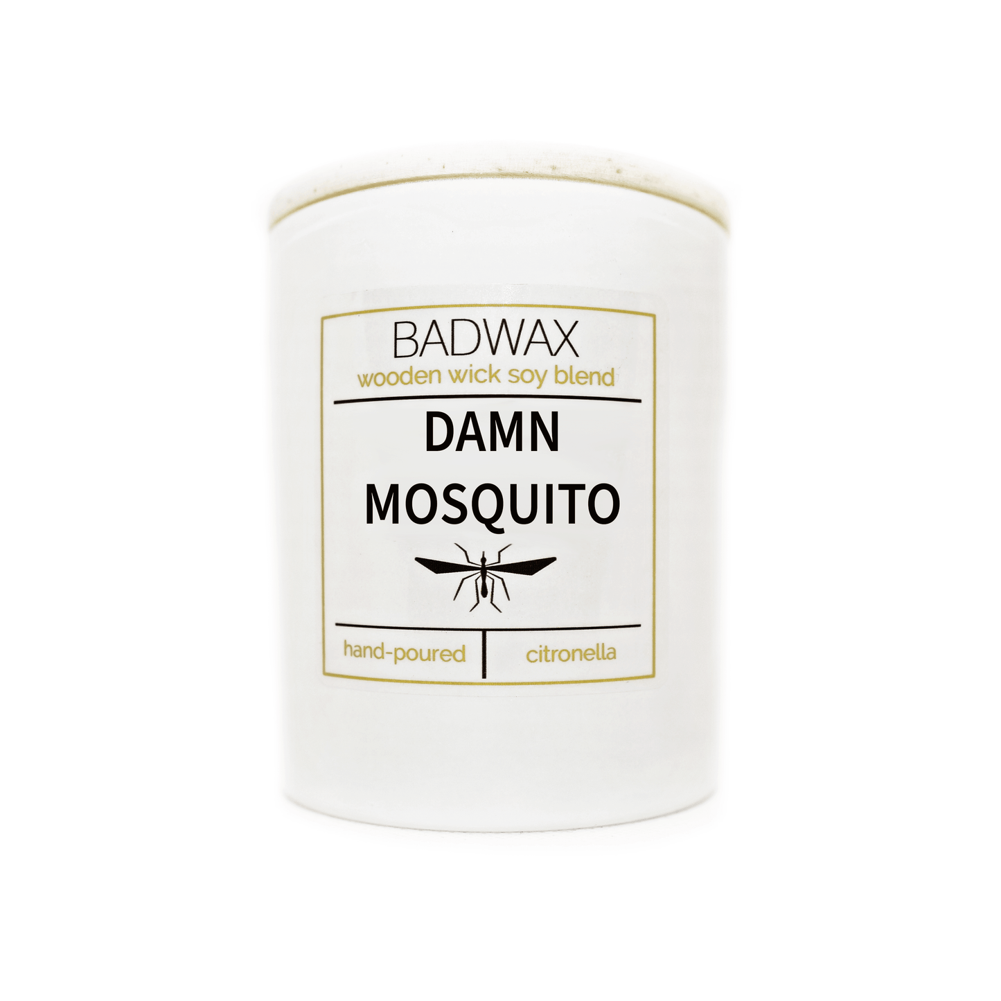 Damn Mosquito | Citronella - Woodwick Candle - BADWAX