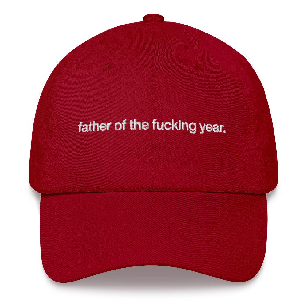 Father Of The Fucking Year - Dad hat - BADWAX
