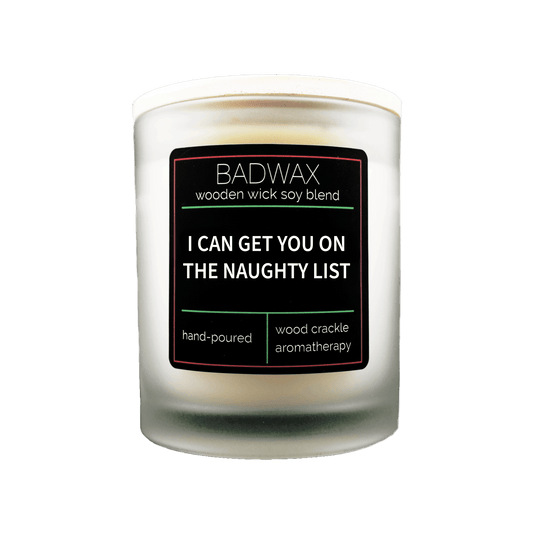 I Can Get You On The Naughty List - Woodwick Candle - BADWAX