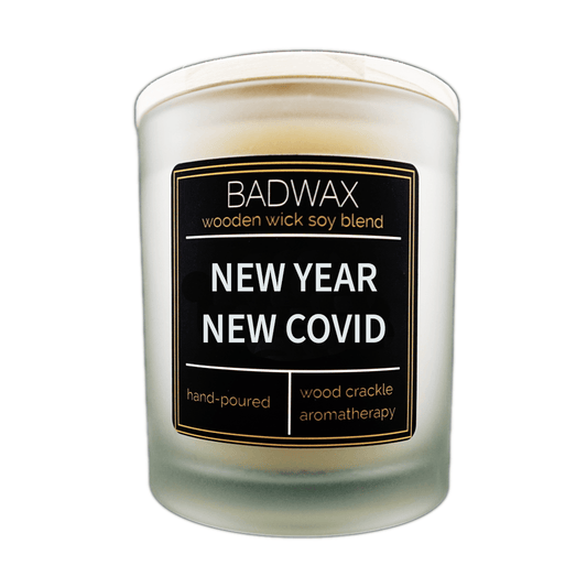 New Year New Covid - Woodwick Candle - BADWAX