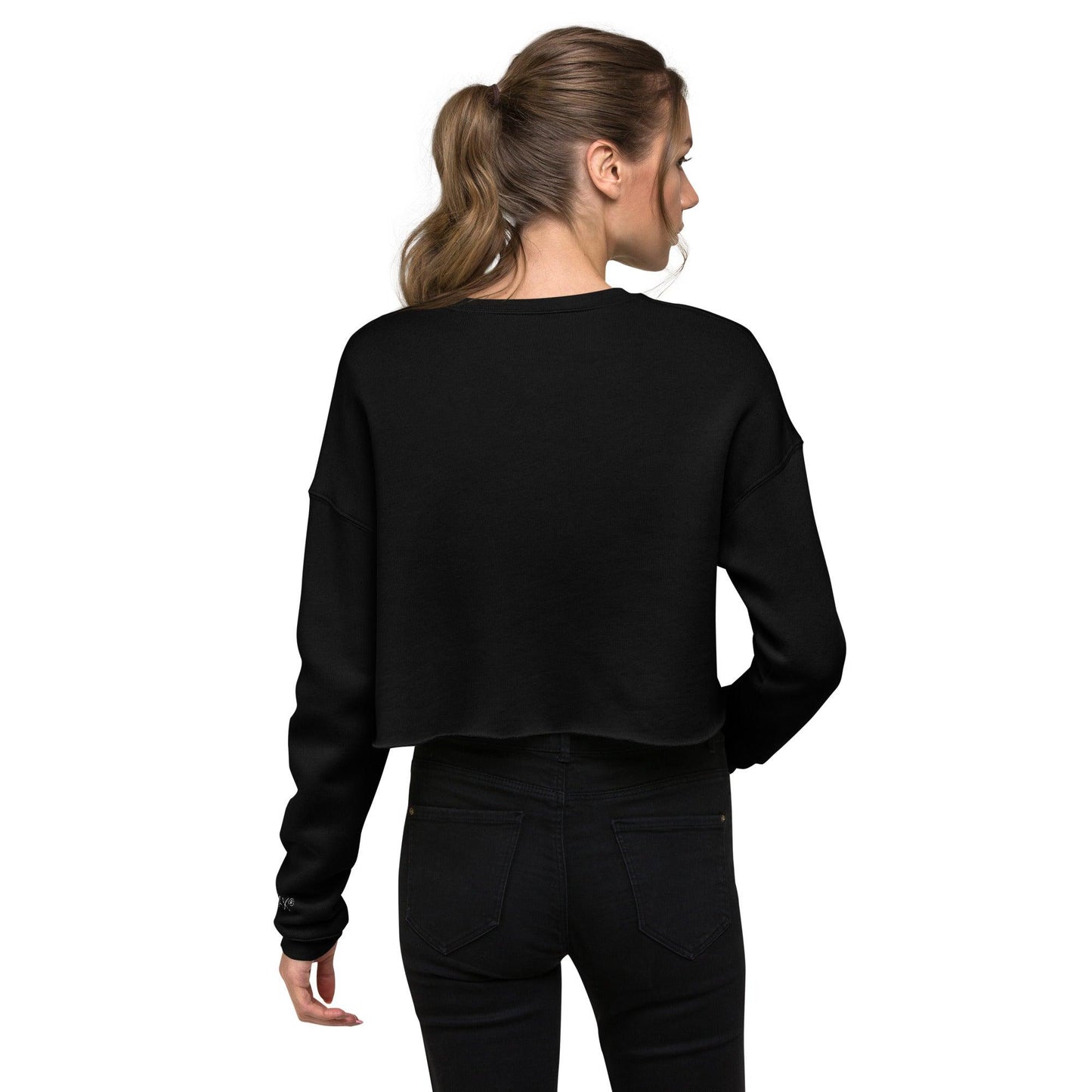 Not Today - Women's Crop Sweatshirt - BADWAX