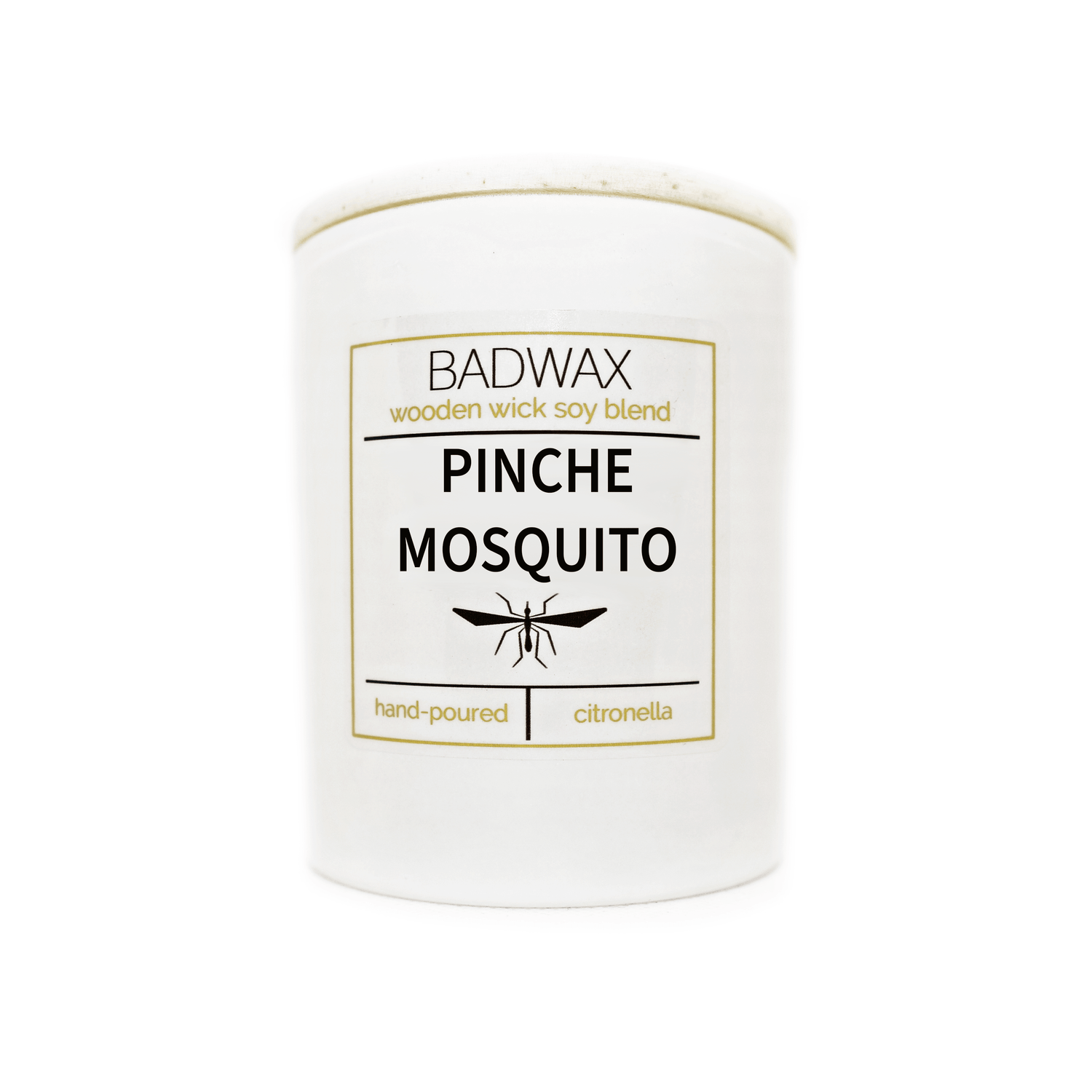 Pinche Mosquito | Citronella - Woodwick Candle - BADWAX