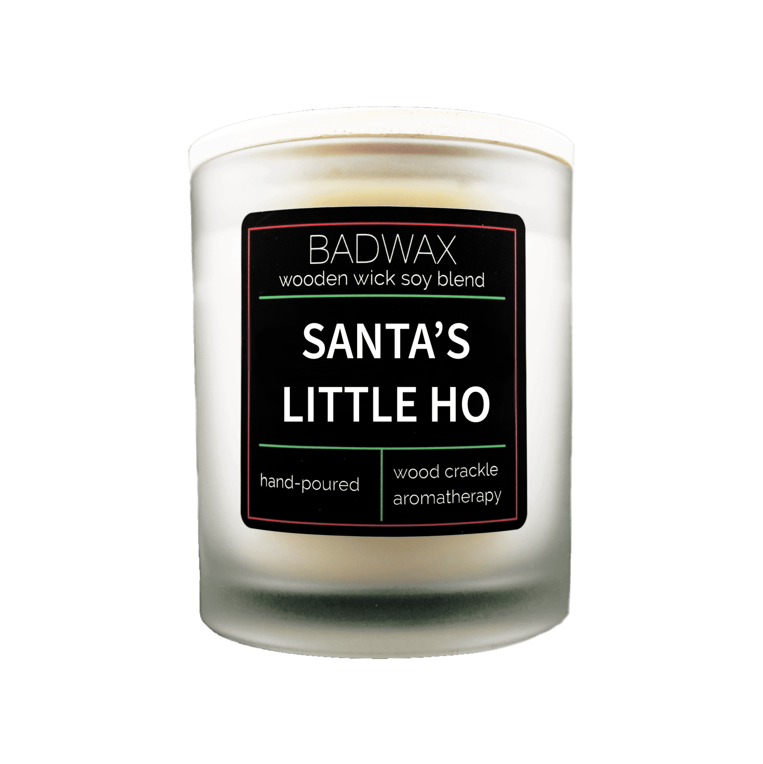 Santa’s Little Ho - Woodwick Candle - BADWAX